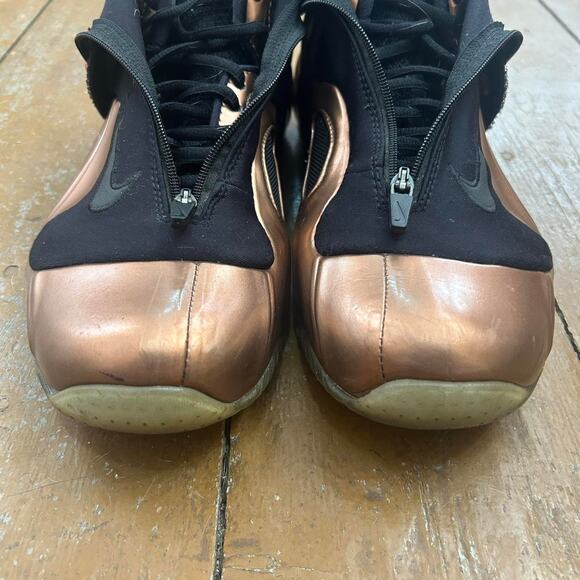 Vintage 2014 Nike Air Flightposite Basketball Shoes Mens Size 10 Copper - Picture 5 of 6